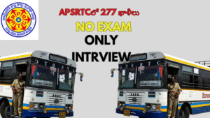 ఆర్టీసీలో 277 ఖాళీలు