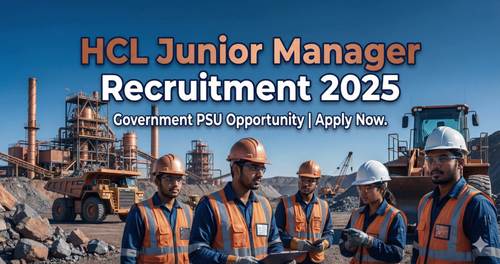 Hcl Manager HCL Junior Manager Recruitment 2025 - JobEcho – Govt Job Notifications 2026